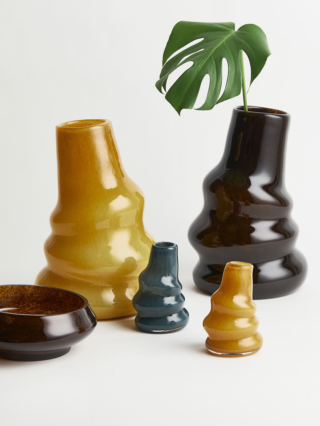 

H&M Brown Decorative Glass Bowl
