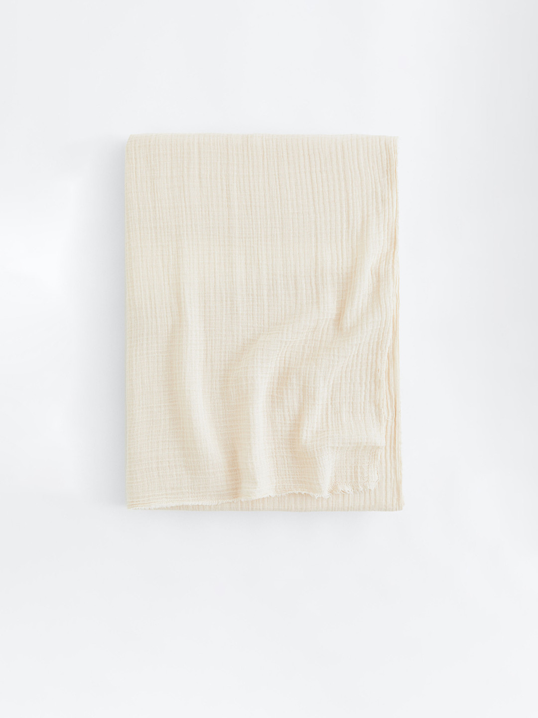 

H&M Beige Cotton Muslin Tablecloth