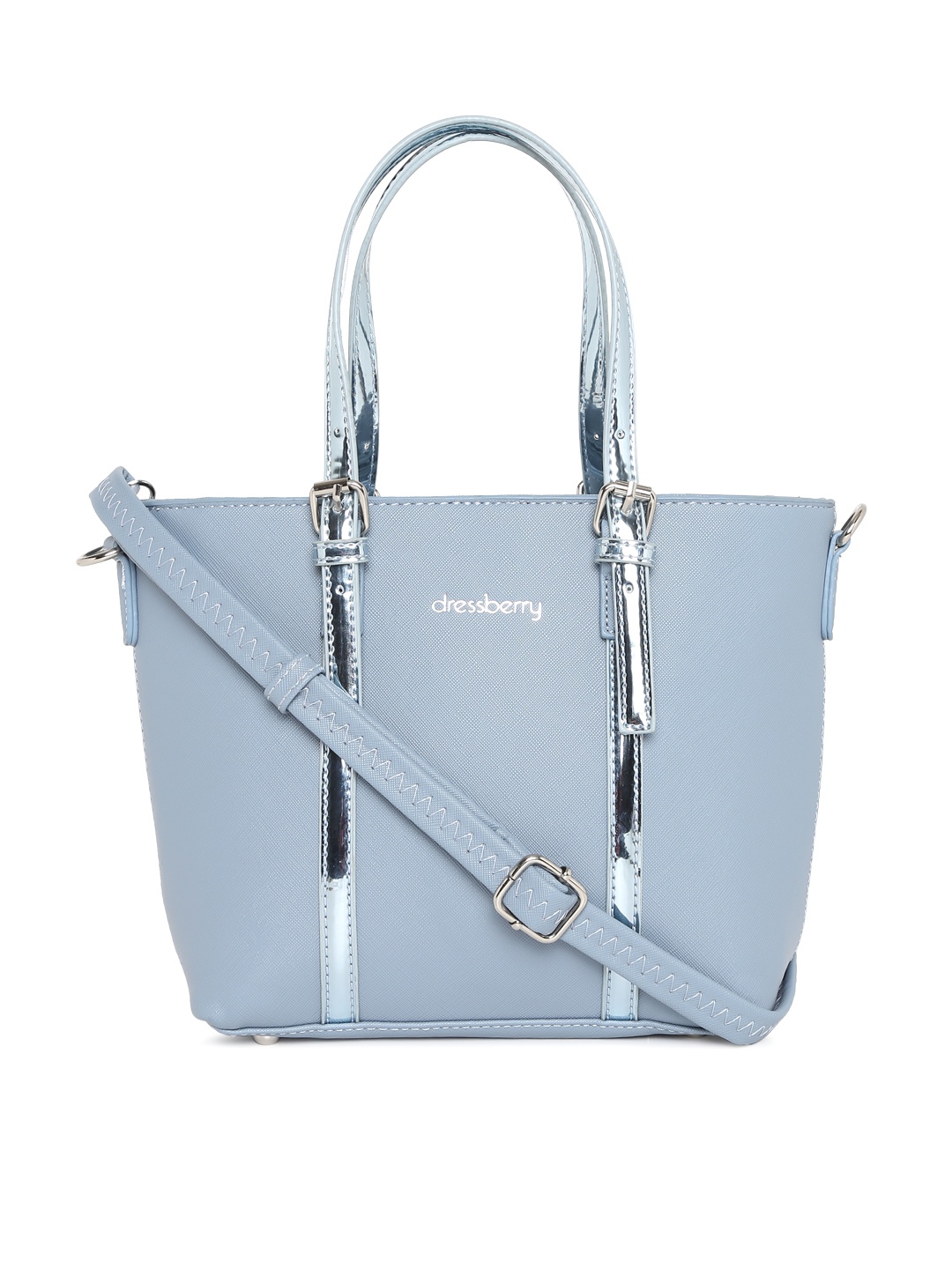 

DressBerry Blue Solid Shoulder Bag