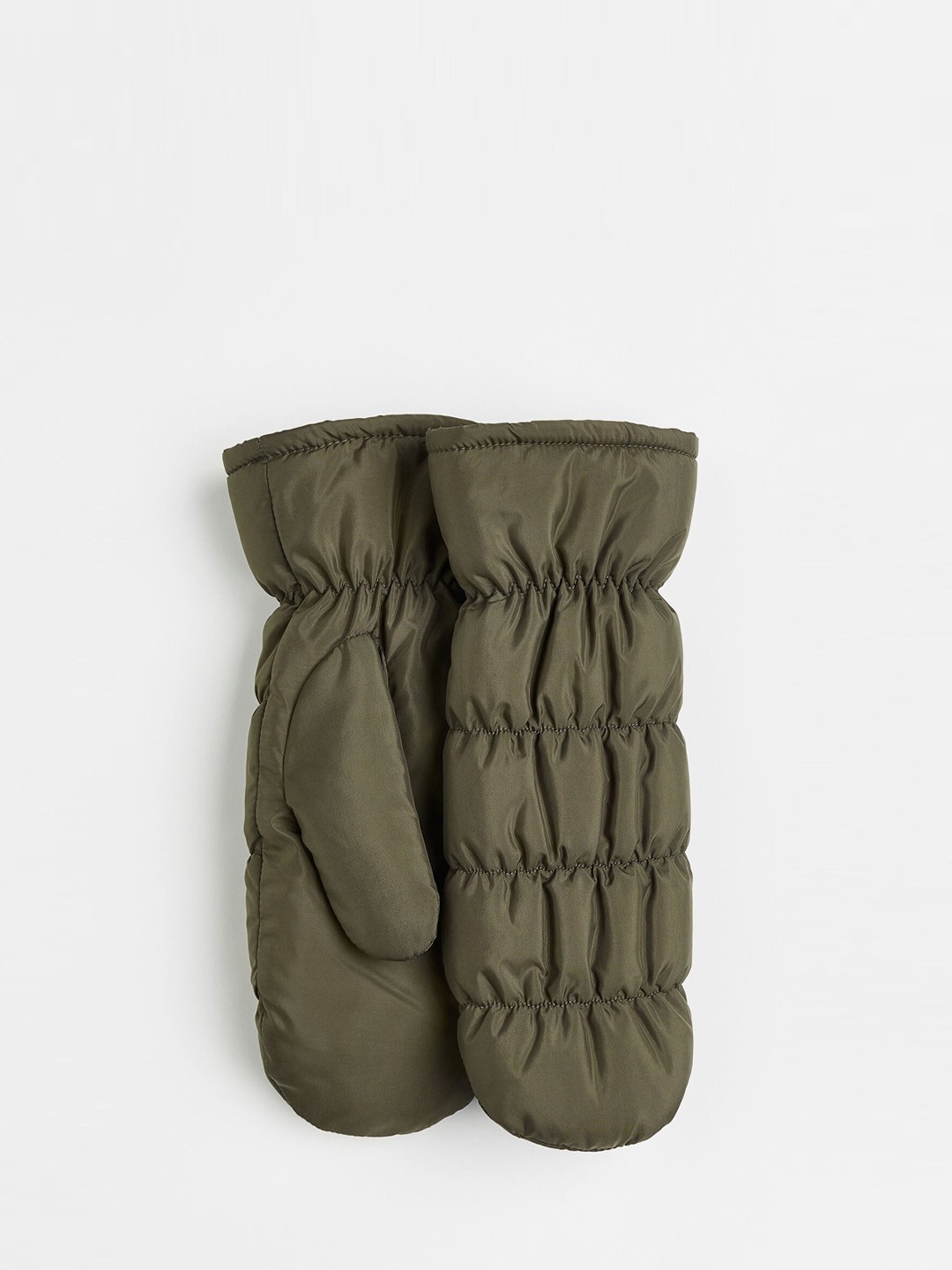 

H&M Women Padded Mittens, Green