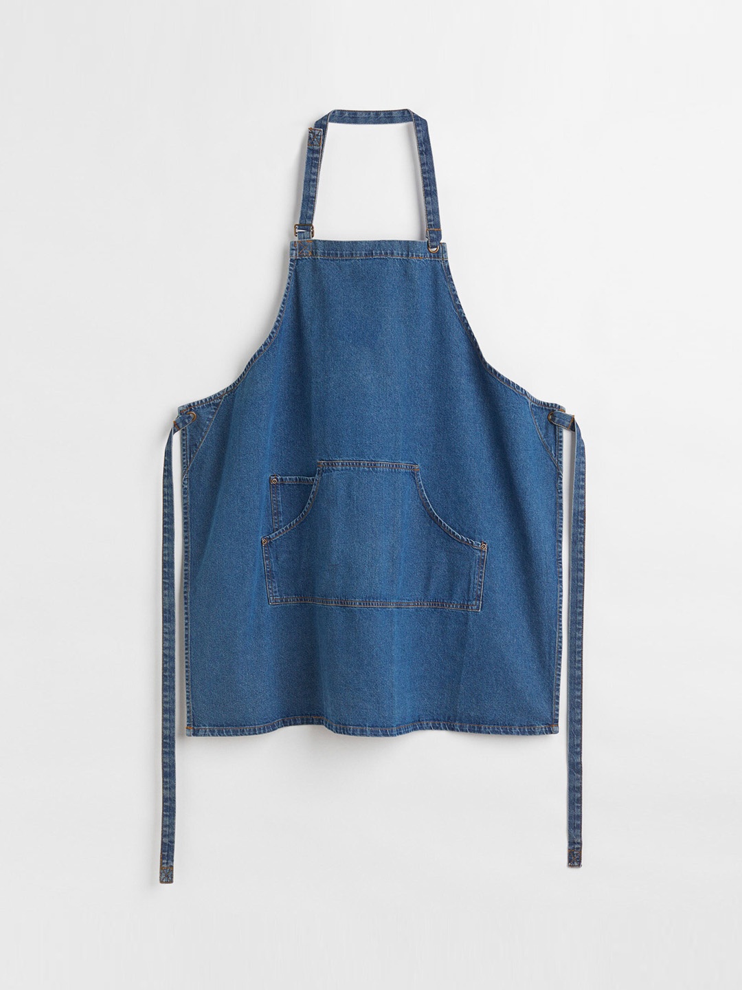 

H&M Blue Pure Cotton Denim Apron