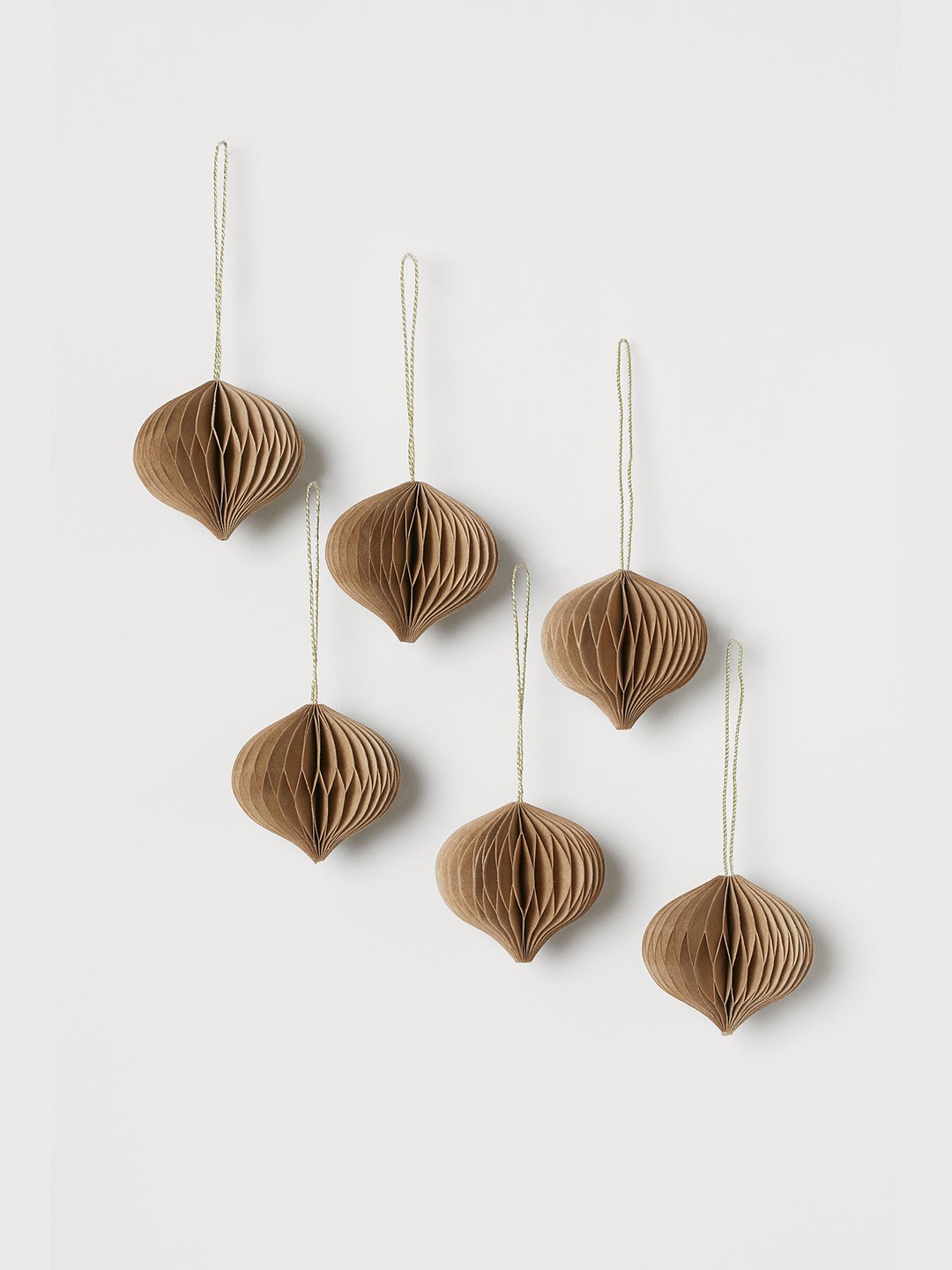 

H&M Beige 6-Pack Christmas Decorations
