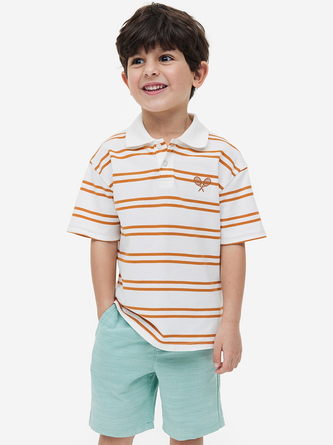

H&M Boys 2-pack Chino Shorts, Blue