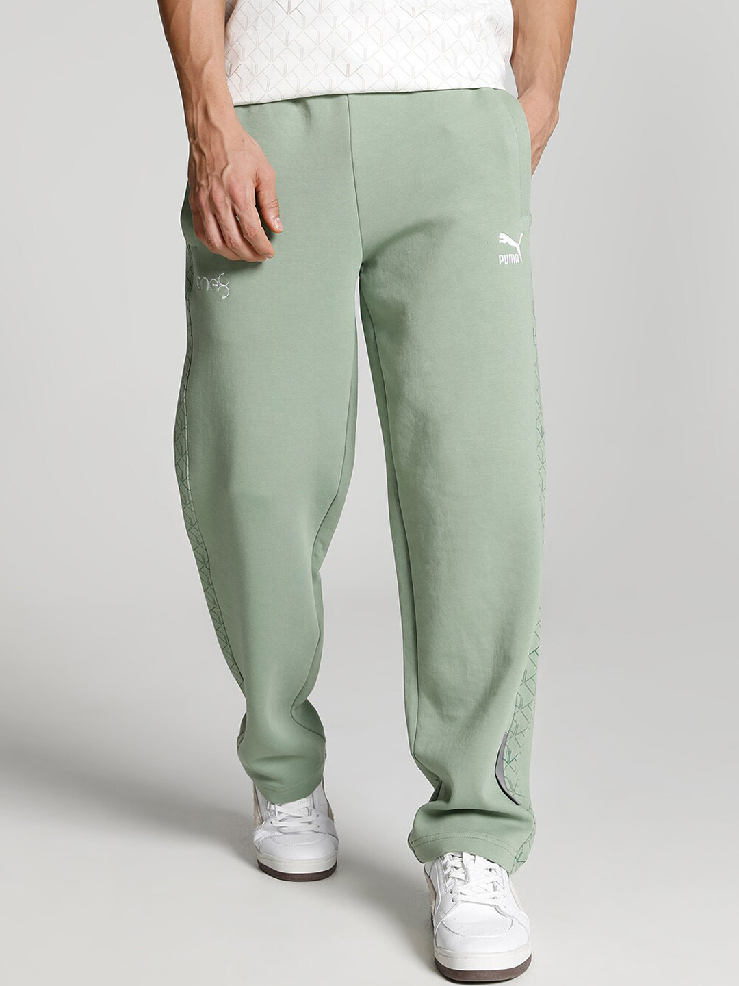 

one8 x PUMA INSERT T7 Regular Fit Track Pants, Green