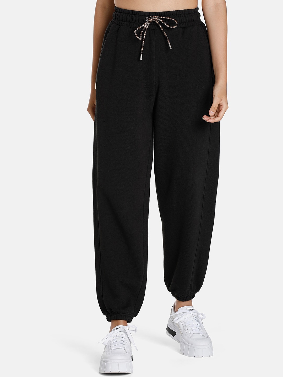 

Puma Women INFUSE Sweatpants TR Cotton Relaxed-Fit Joggers, Black