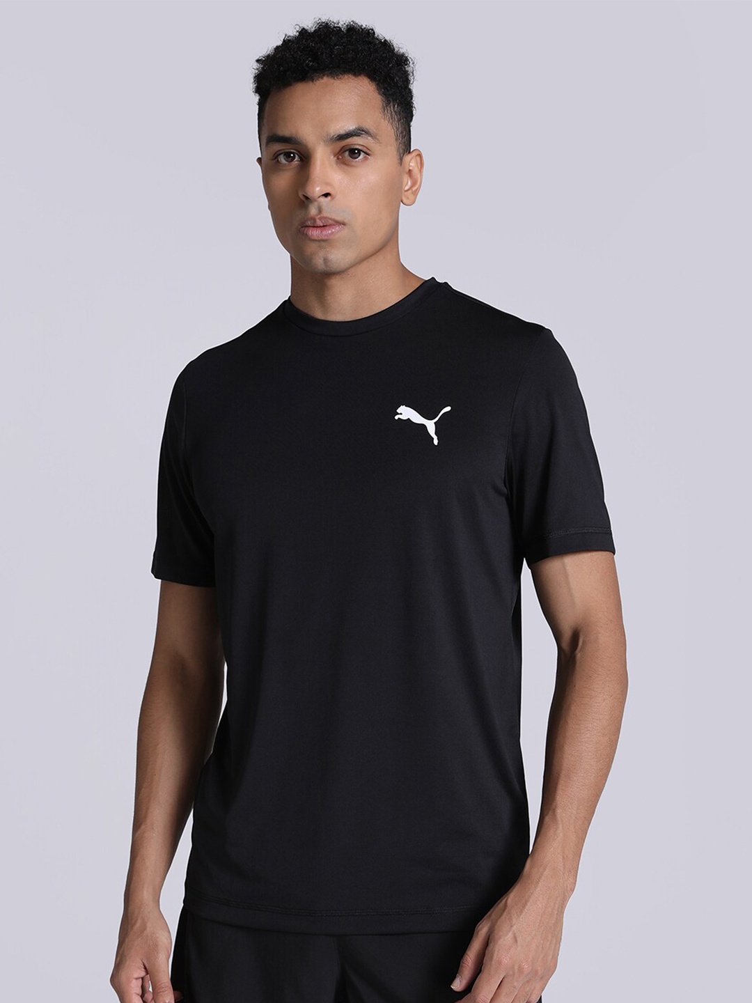 

Puma Men ACTIVE Small Logo T-Shirt, Black