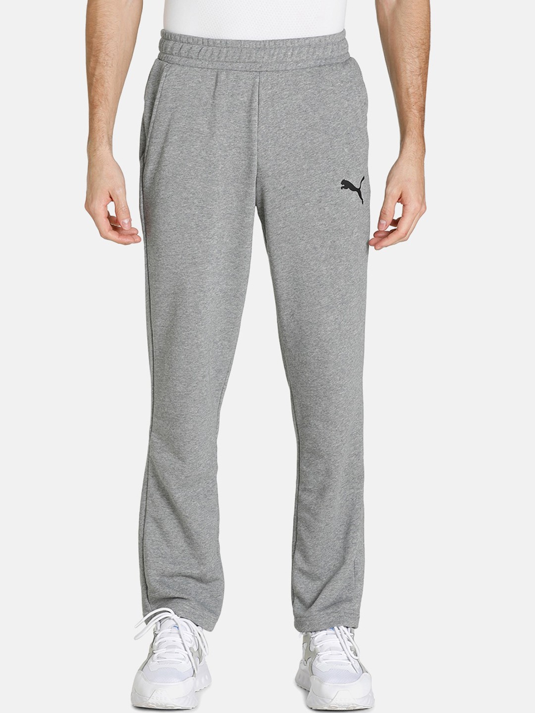 

Puma Men ESS Logo Printed Track Pant, Grey