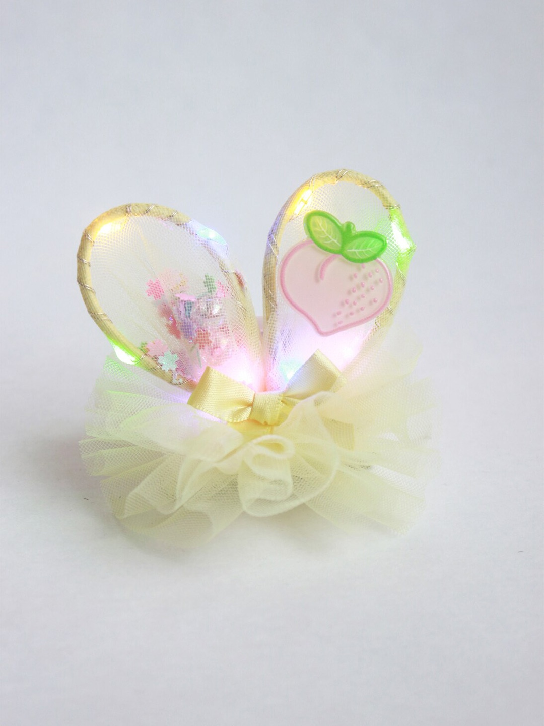 

Choko Girls Embellished LED Light Alligator Hair Clip, Yellow