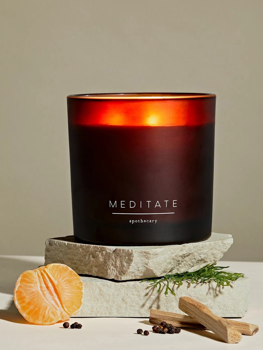 

Marks & Spencer Meditate Red & White 3-Wick Candle Jar