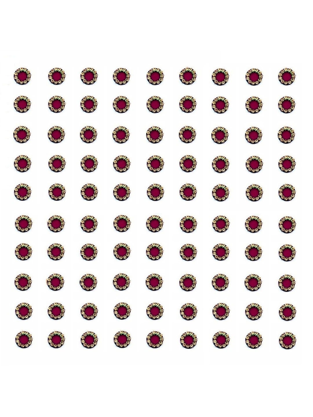 

VAMA Maroon Pottu Kumkum Stone Bindis