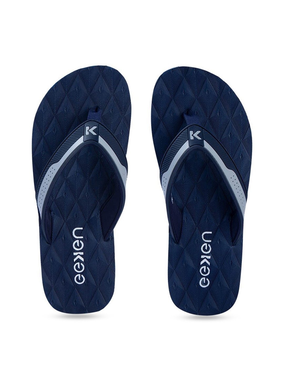 

Paragon Men Lightweight Rubber Thong Flip-Flops, Navy blue