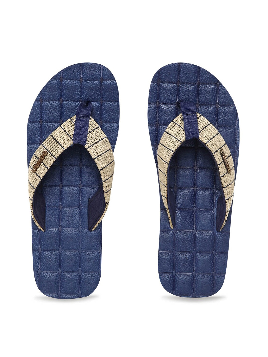 

Paragon Men Slip On Rubber Thong Flip-Flops, Navy blue
