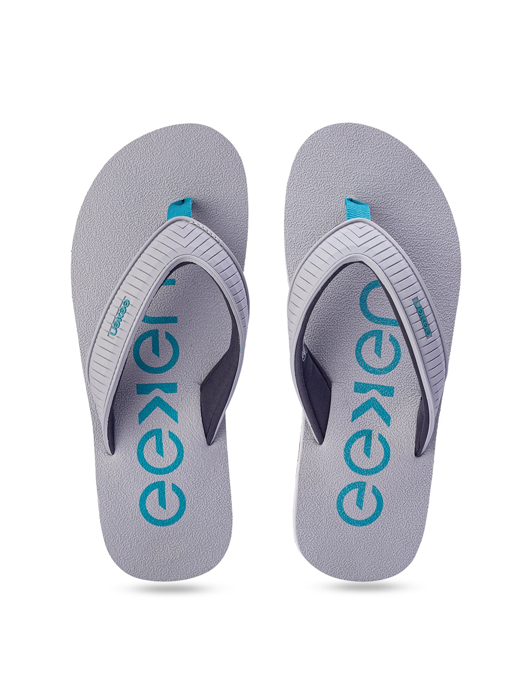 

Paragon Men Slip On Rubber Thong Flip-Flops, Grey