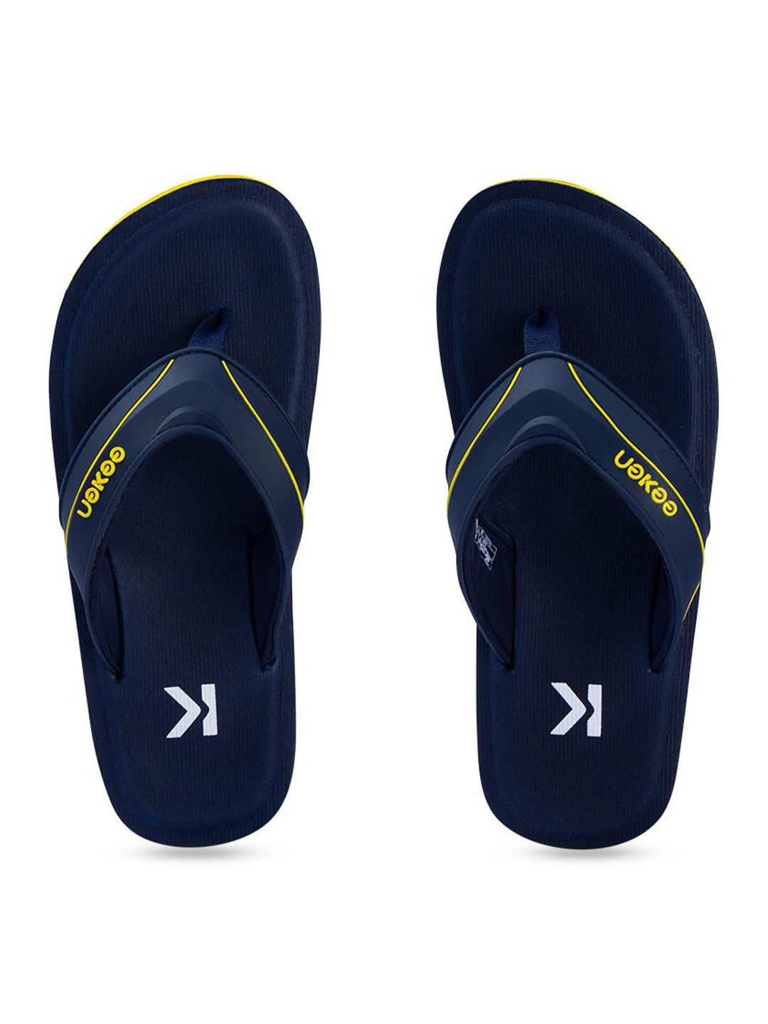 

Paragon Men Rubber Ultra-Comfortable Everyday Thong Flip-Flops, Navy blue