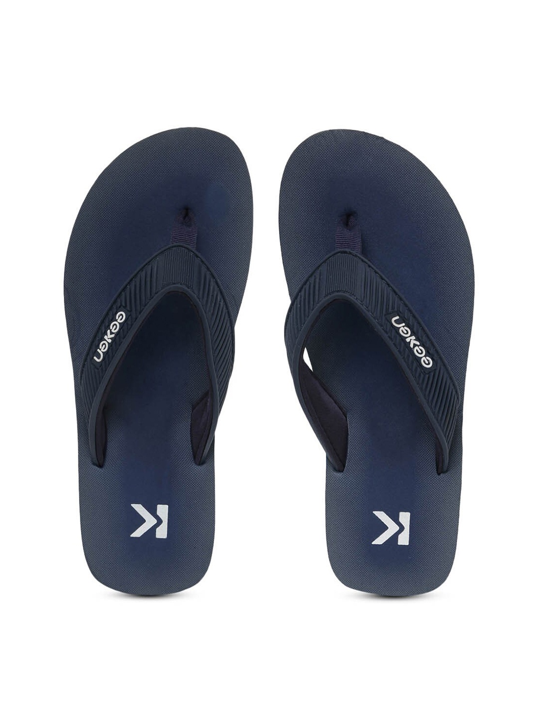 

Paragon Men Slip On Rubber Thong Flip-Flops, Navy blue