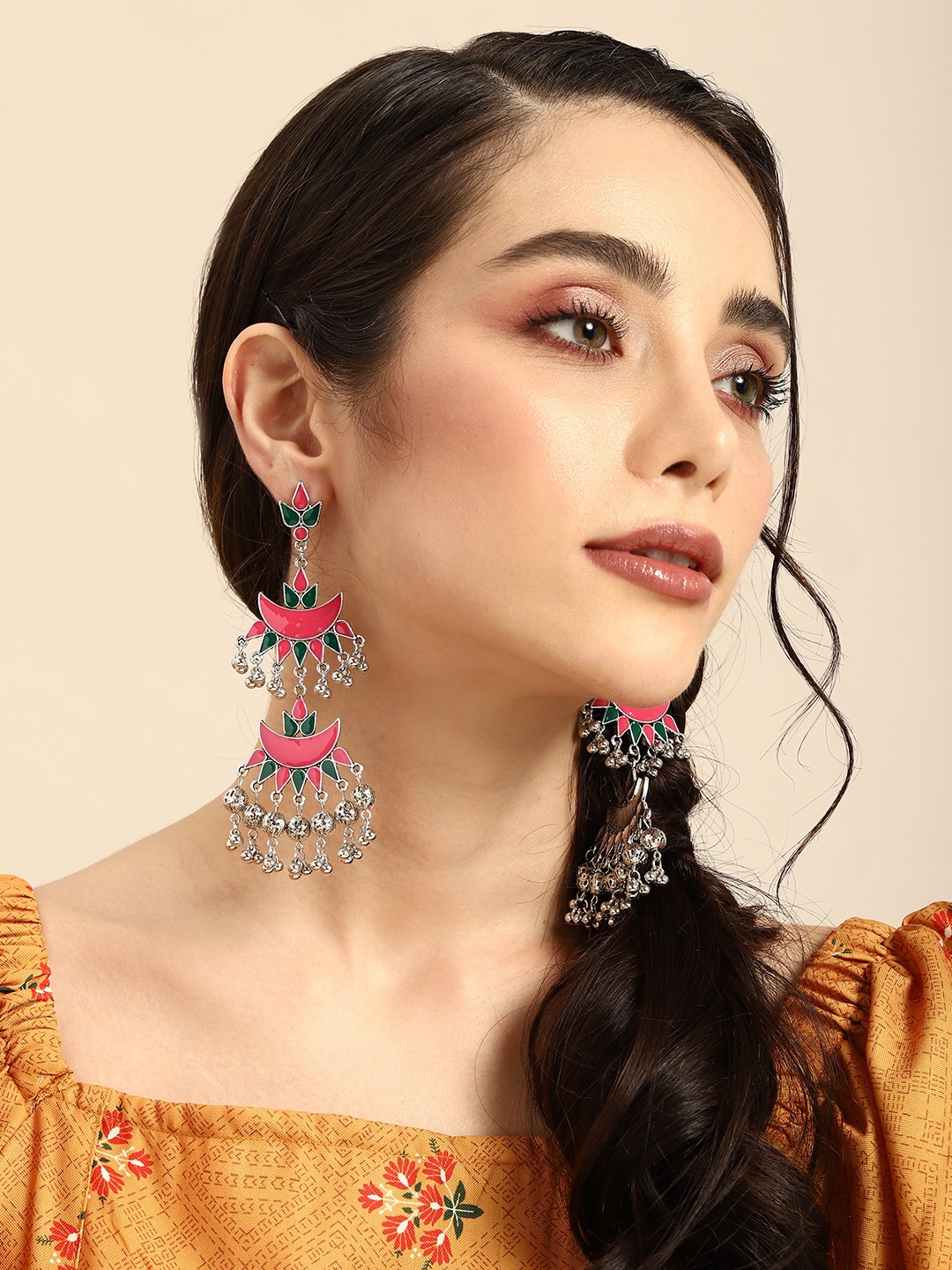 

Anouk Afghani Classic Drop Earrings, Multi