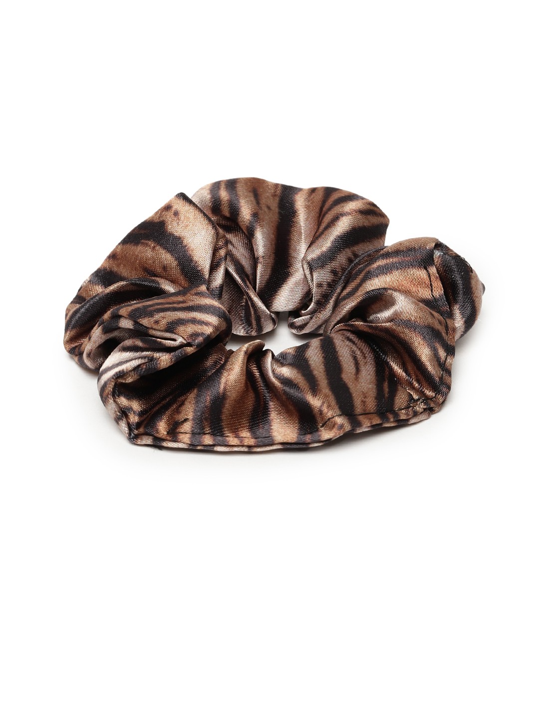 

Sangria Women Animal Print Scrunchie, Brown