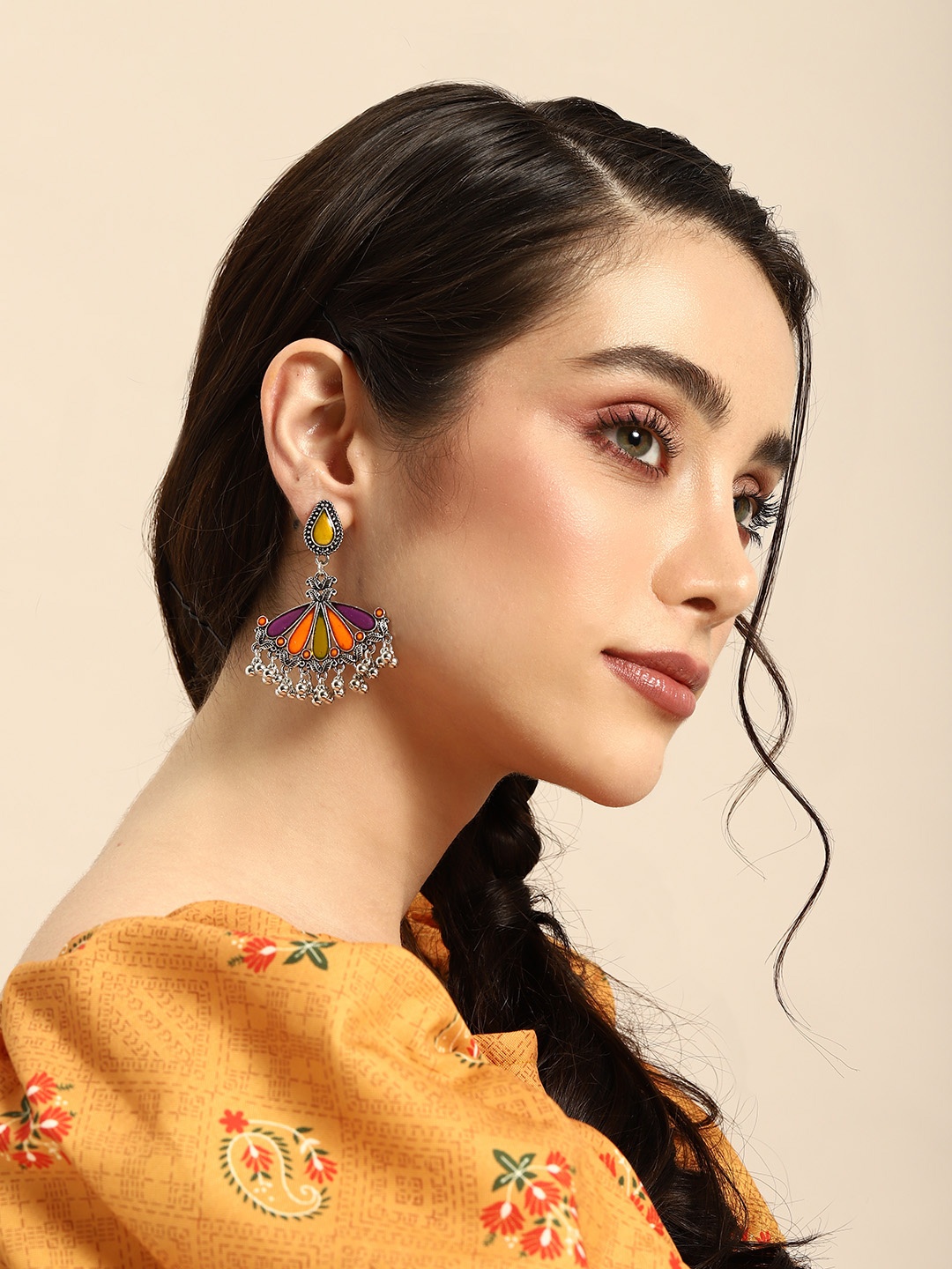 

Anouk Afghani Classic Drop Earrings, Multi