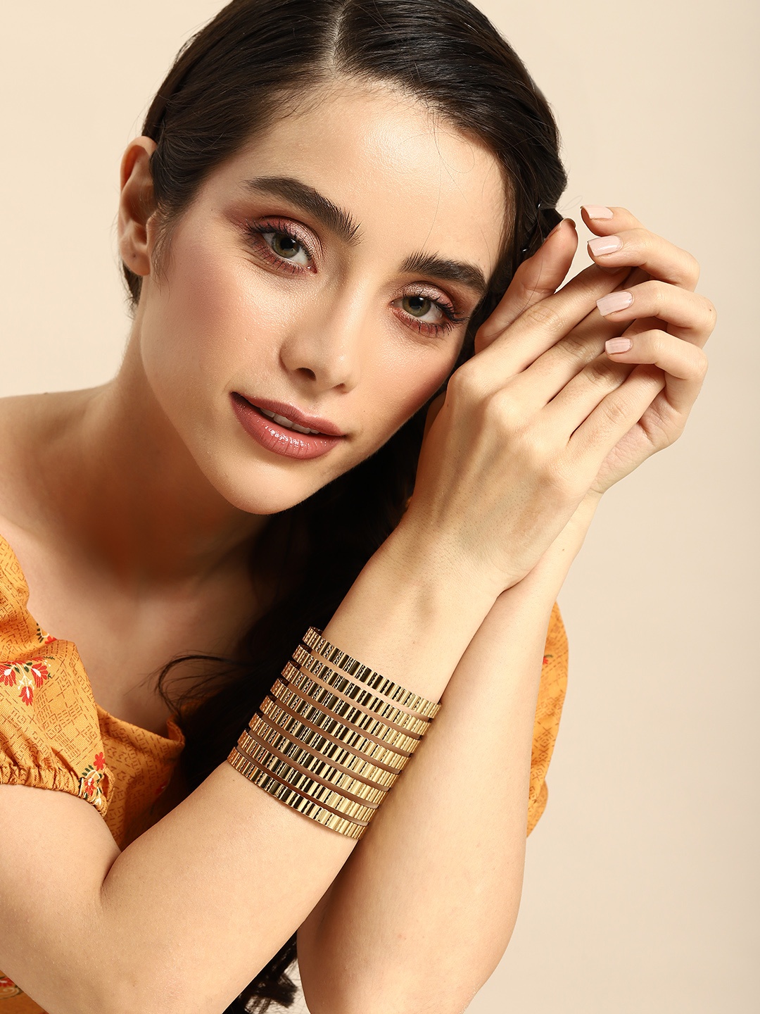 

Anouk Women Cuff Bracelet, Gold