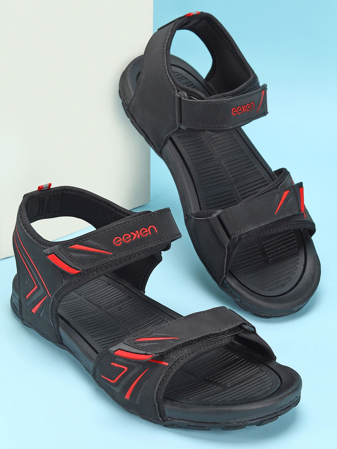 

Paragon Men Eeken Anti-skid sole And Lightweight Sport Sandals, Black