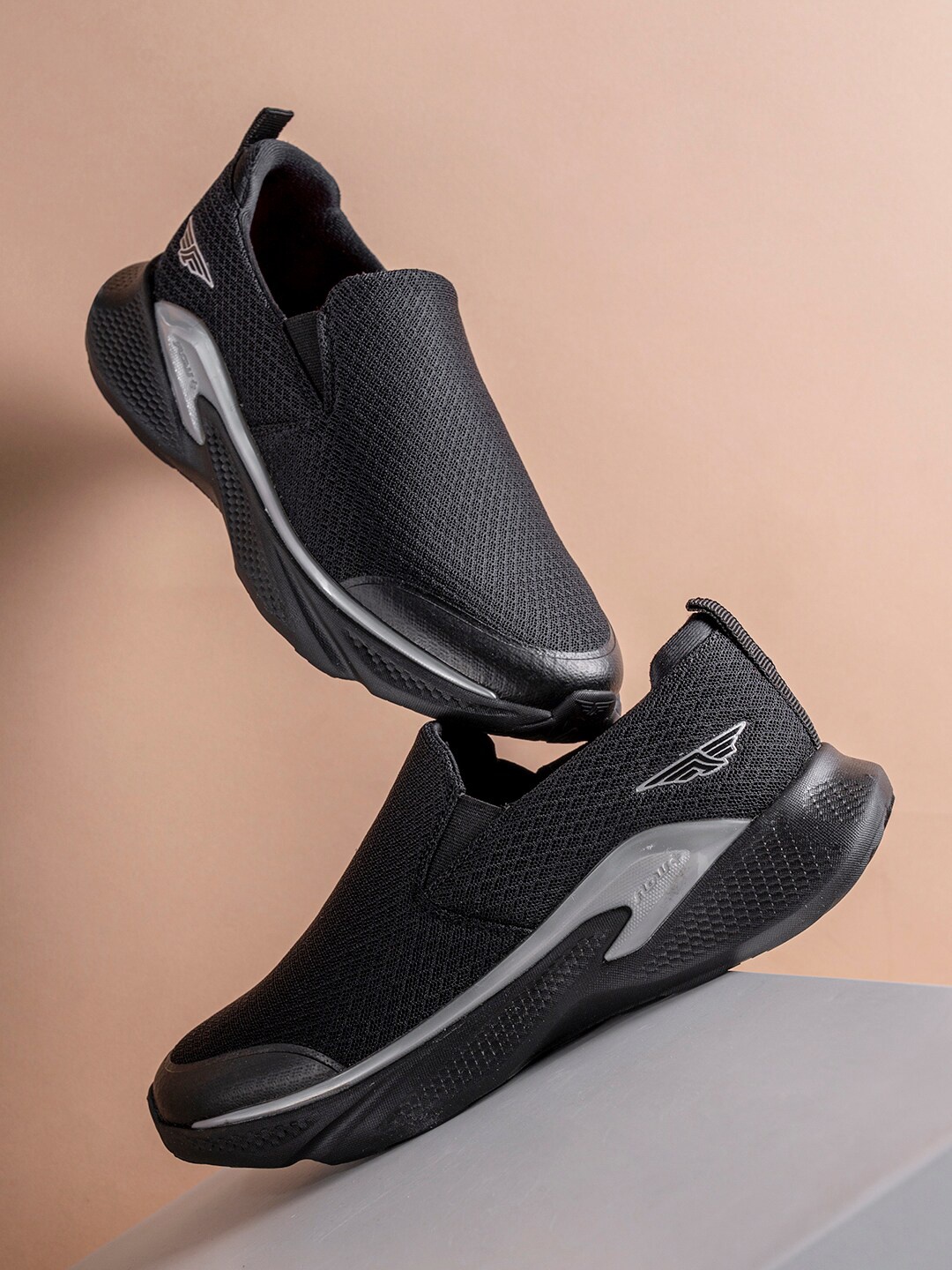 

Red Tape Women Mesh Slip On Sports Shoes, Black