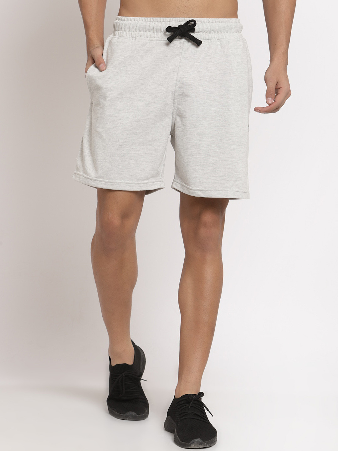 

Club York Men Mid-Rise Shorts, Grey