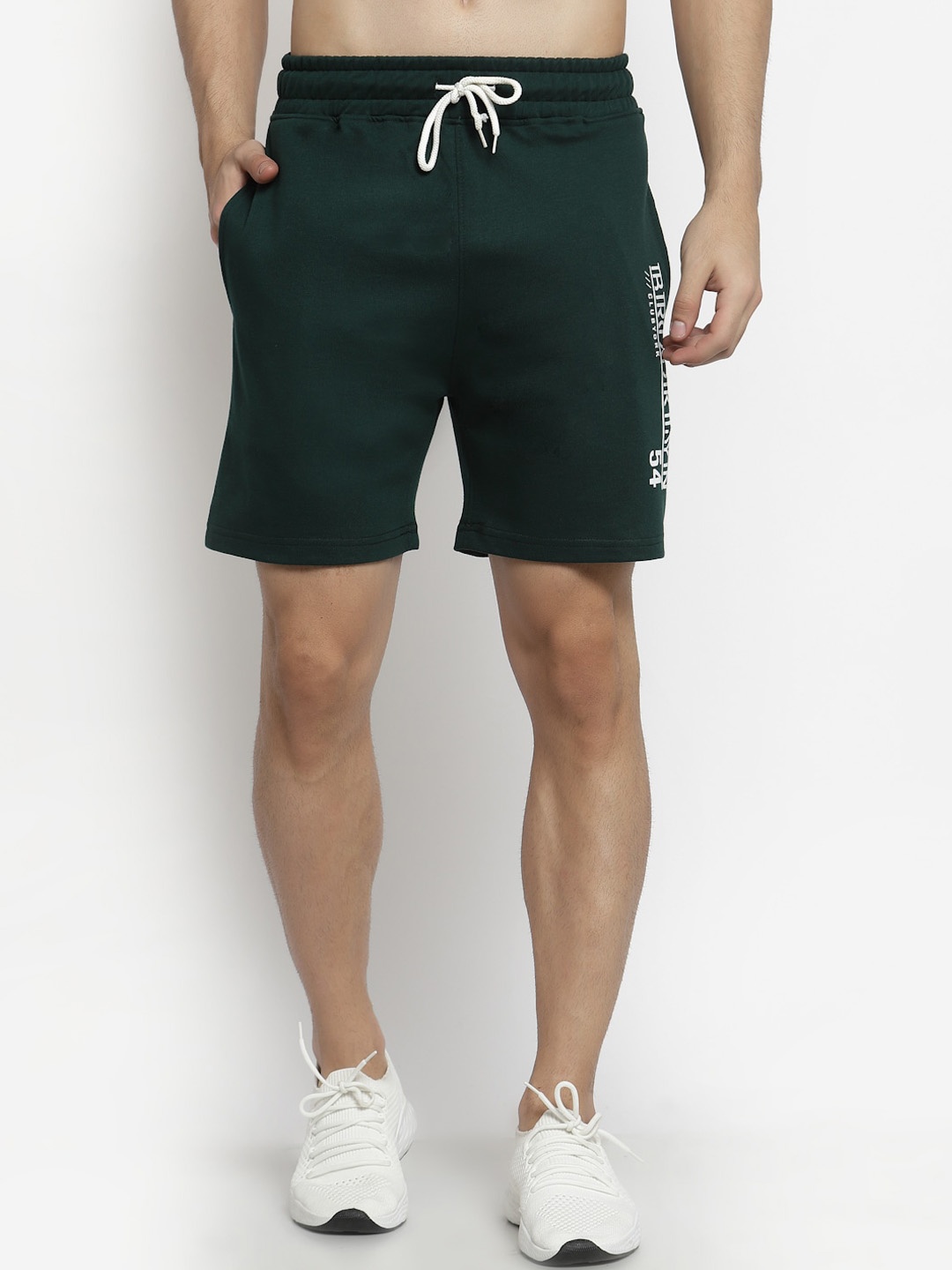 

Club York Men Mid-Rise Sports Shorts, Green