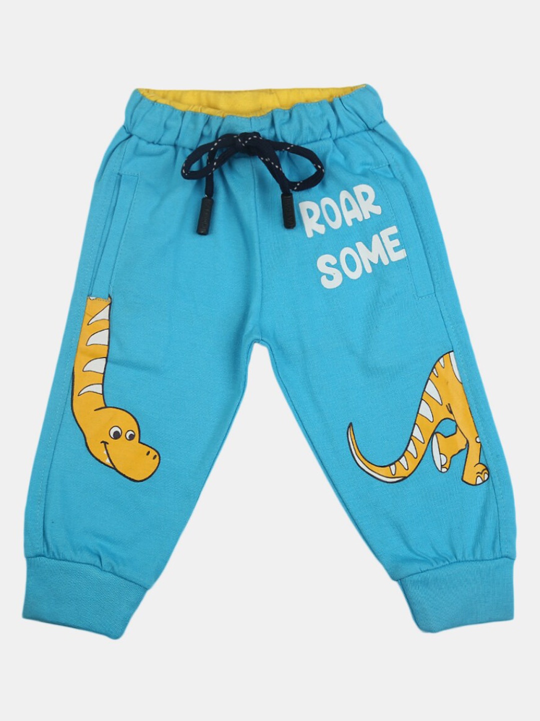 

V-Mart Infant Cotton Printed Joggers, Blue