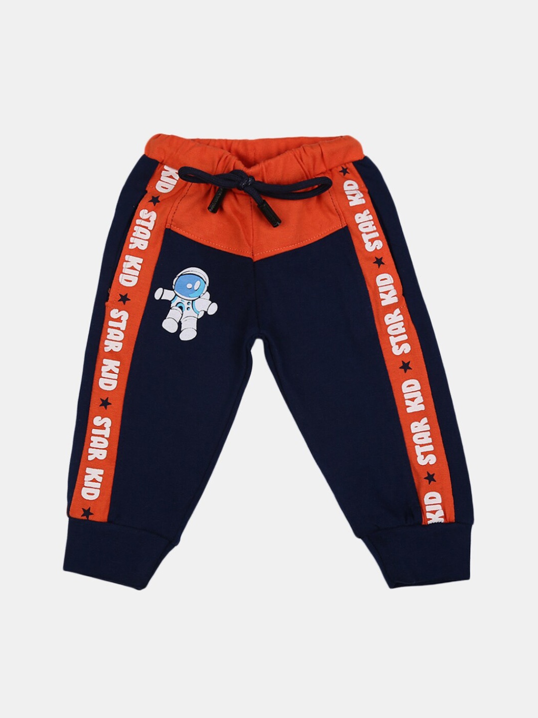 

V-Mart Infant Kids Printed Joggers, Black
