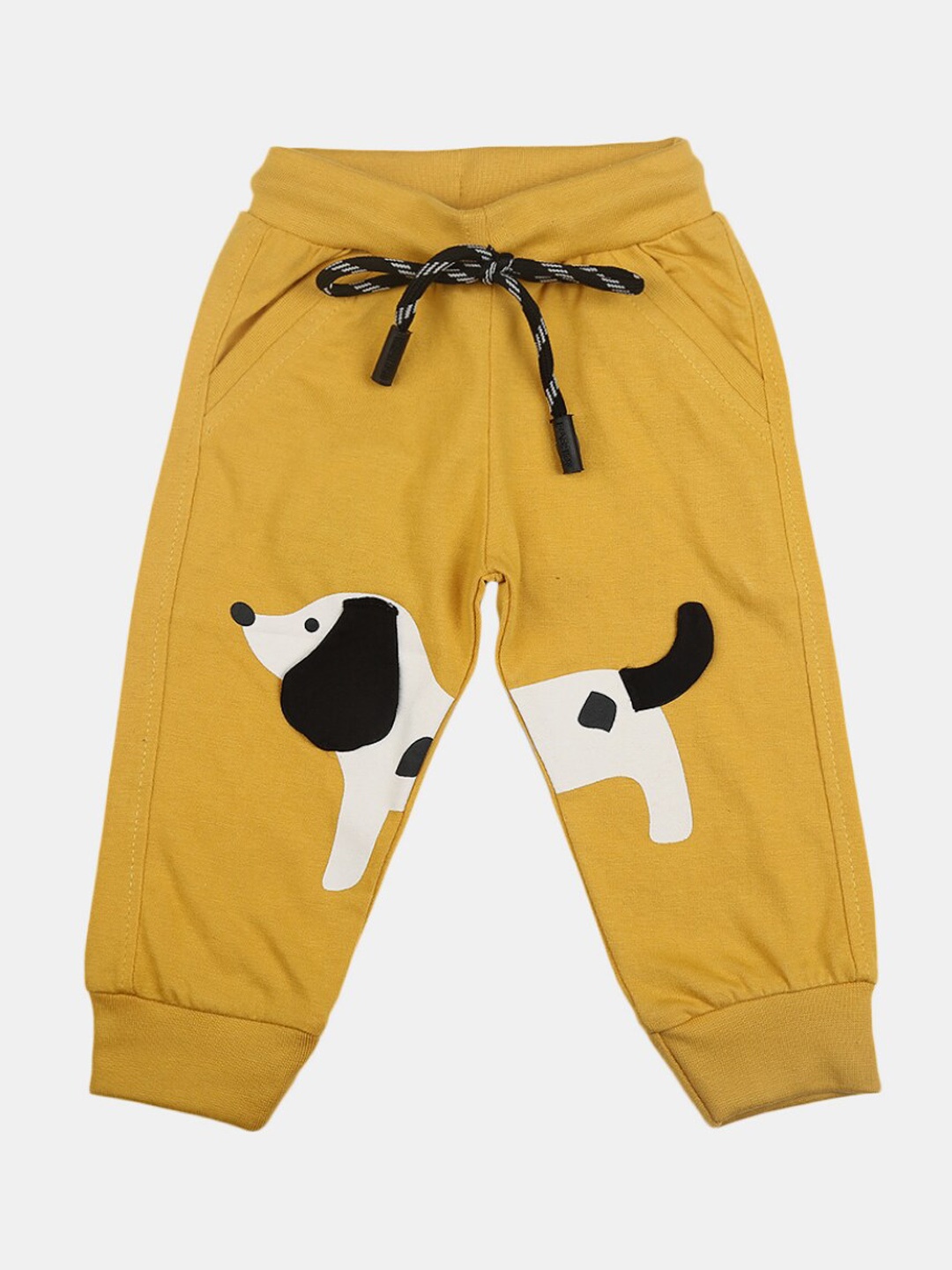 

V-Mart Infants Printed Joggers, Yellow