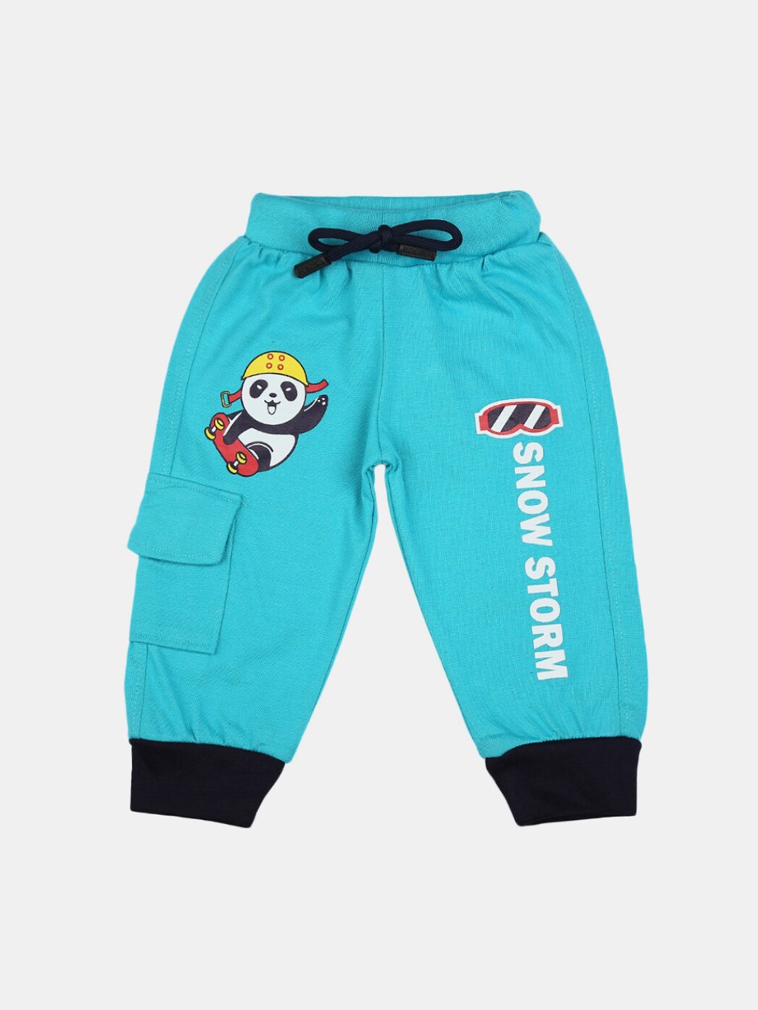 

V-Mart Infant Kids Printed Lounge Joggers, Blue