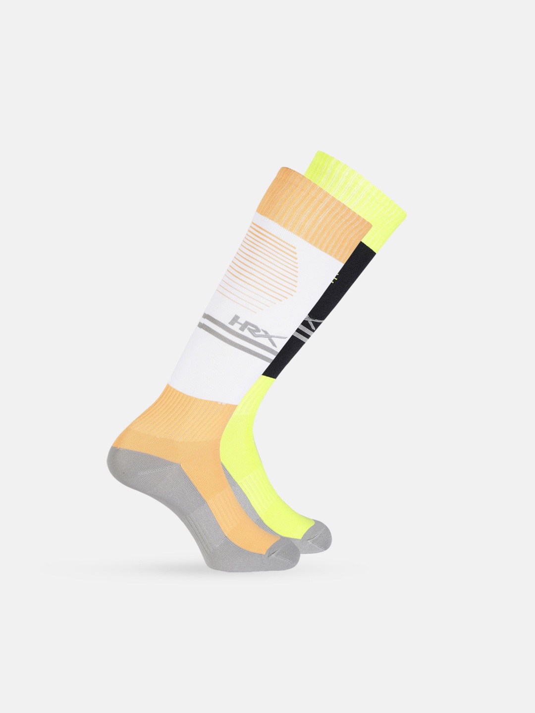 

HRX by Hrithik Roshan Men Set of 2 Football Socks, Multi