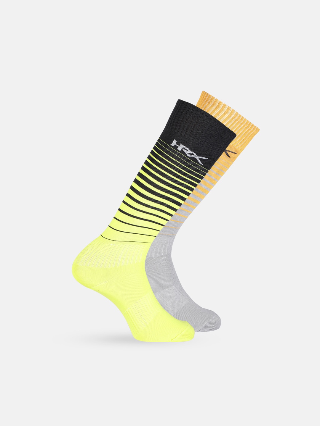 

HRX by Hrithik Roshan Men Set of 2 Football Socks, Multi