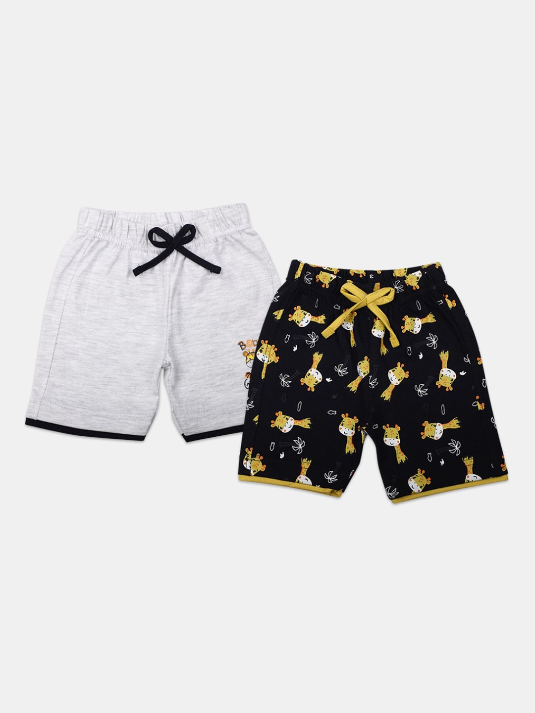 

V-Mart Infant Kids Pack of 2 Printed Shorts, Blue