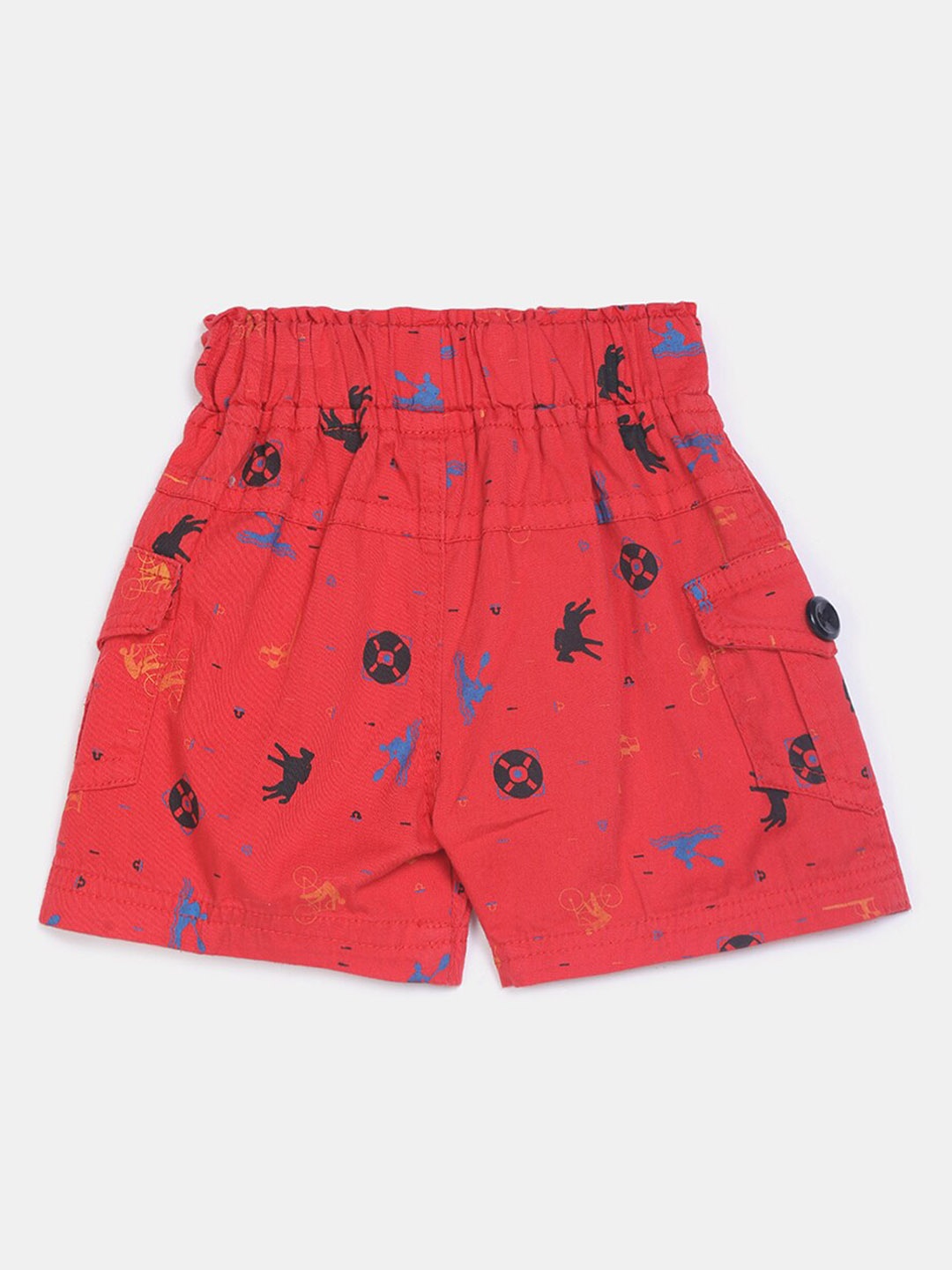 

V-Mart Infant Kids Printed Shorts, Red