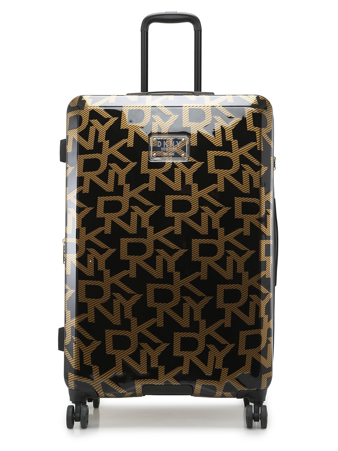 

DKNY DECO SIGNATURE Range Black and Gold 28" Large Hard Trolley Bag