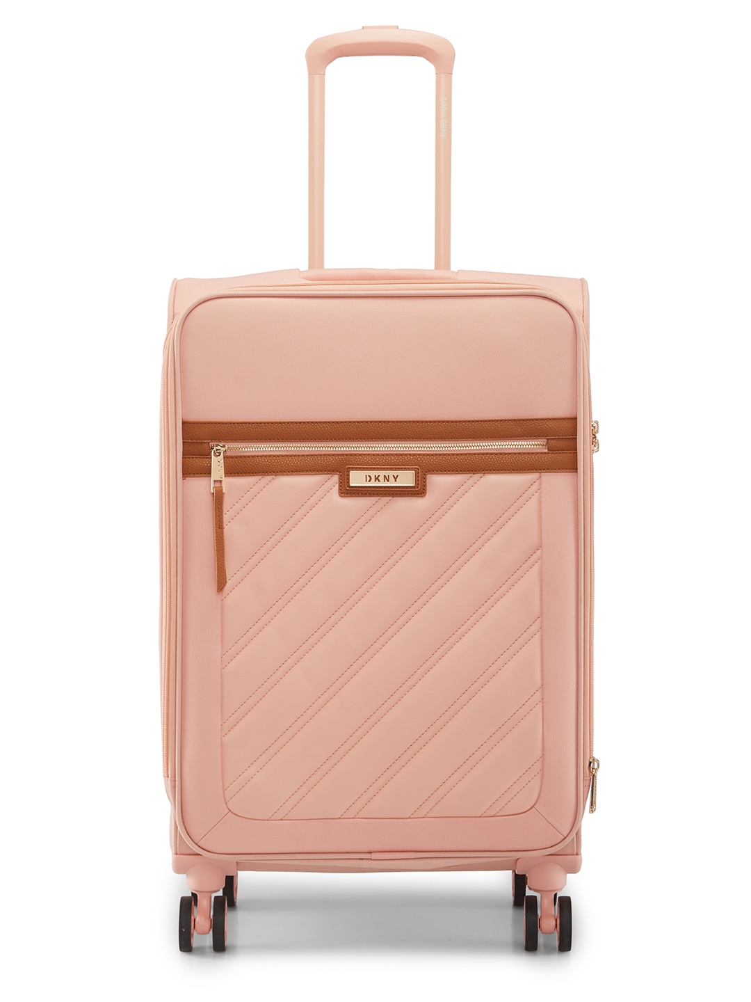 

DKNY Sweet Dreams Soft-Sided Water-Resistant Soft 25" Medium Trolley, Peach