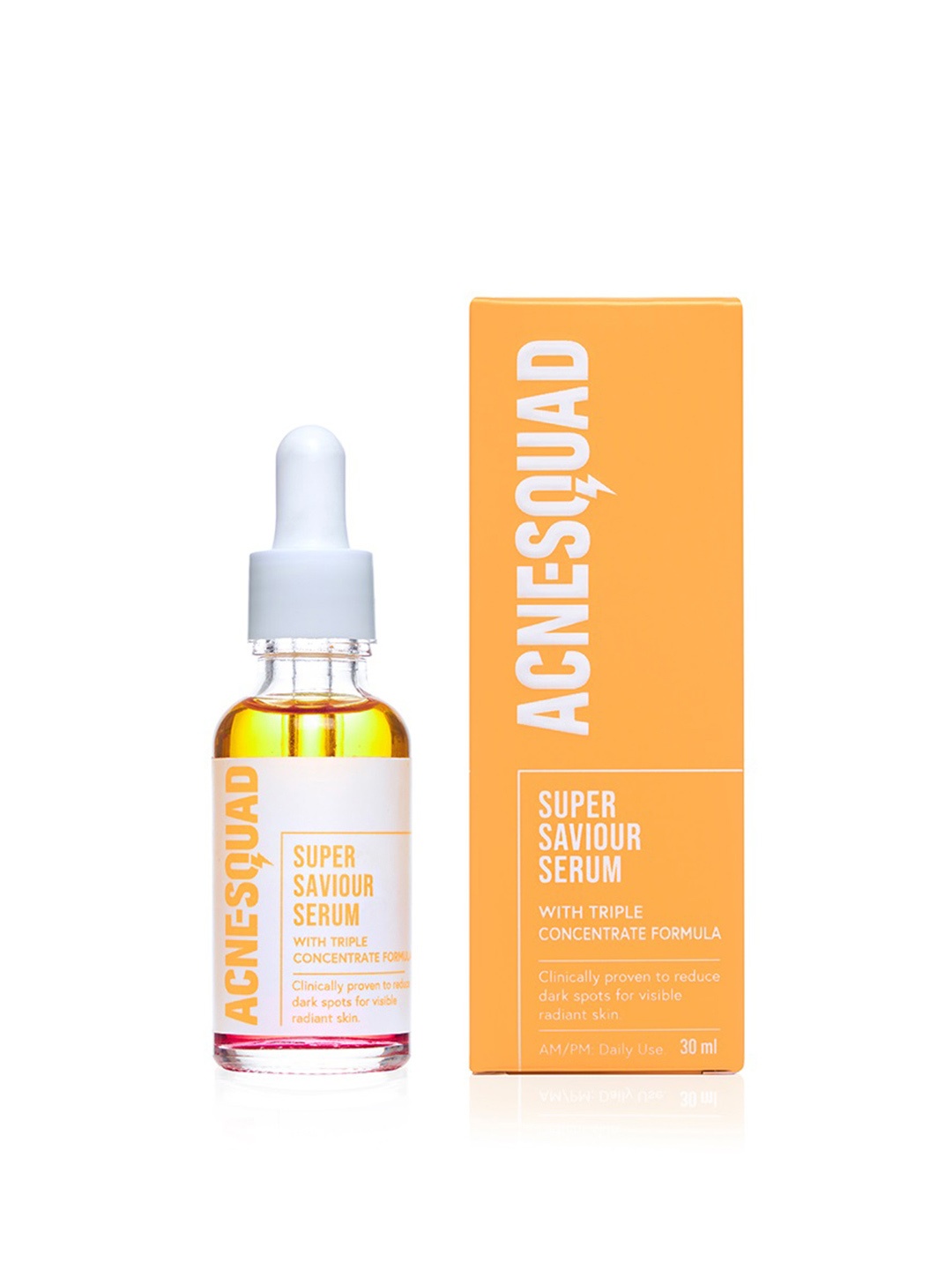 

Acne Squad Super Saviour Serum with Triple Complex Formula - 30 ml, Orange