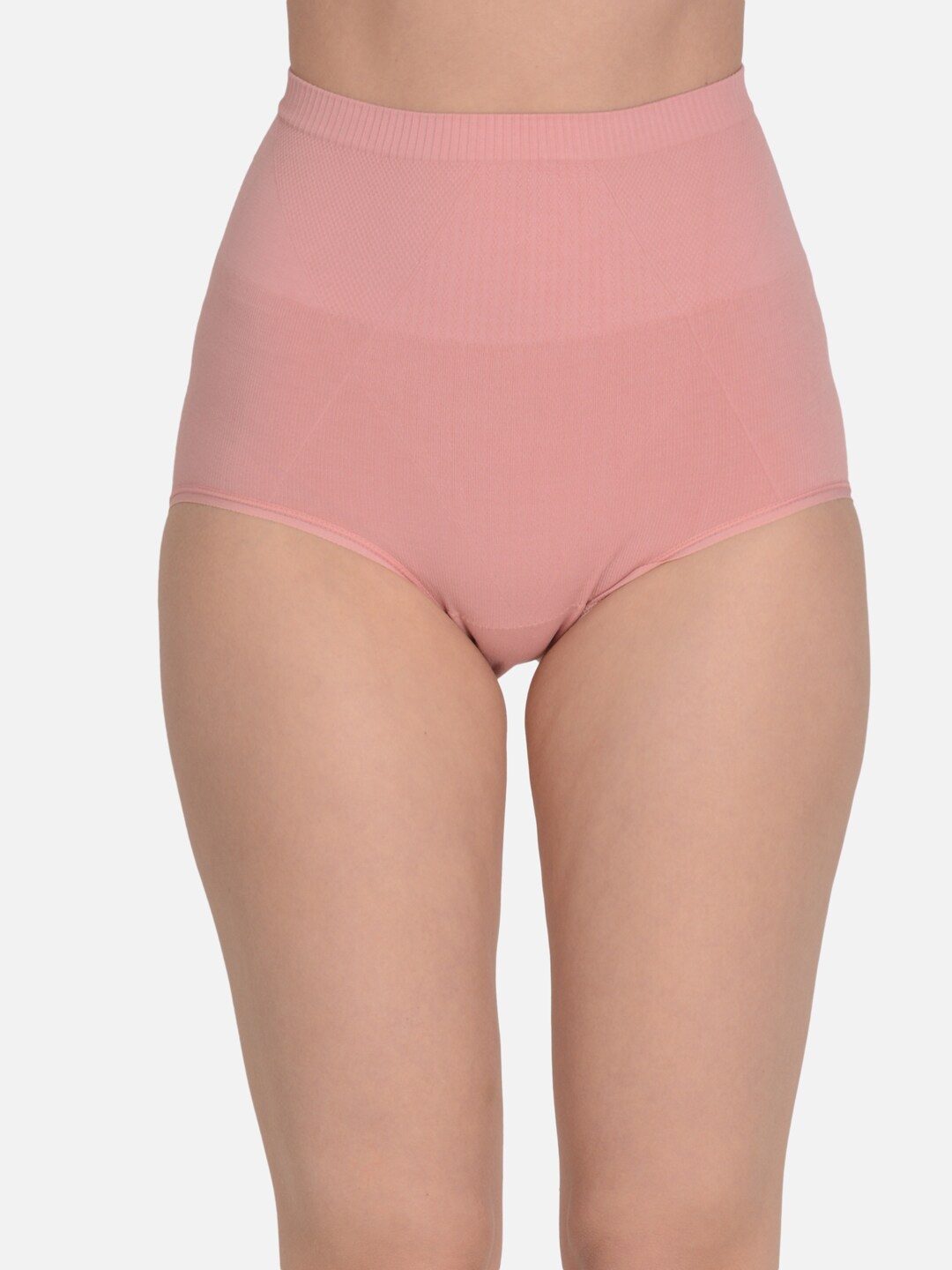 

mod & shy Women High Waist Shapewear Brief, Pink