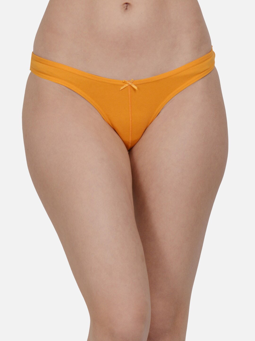 

mod & shy Women Seamless Anti-Mircobial Low-Rise Thongs Briefs MU230-S, Yellow
