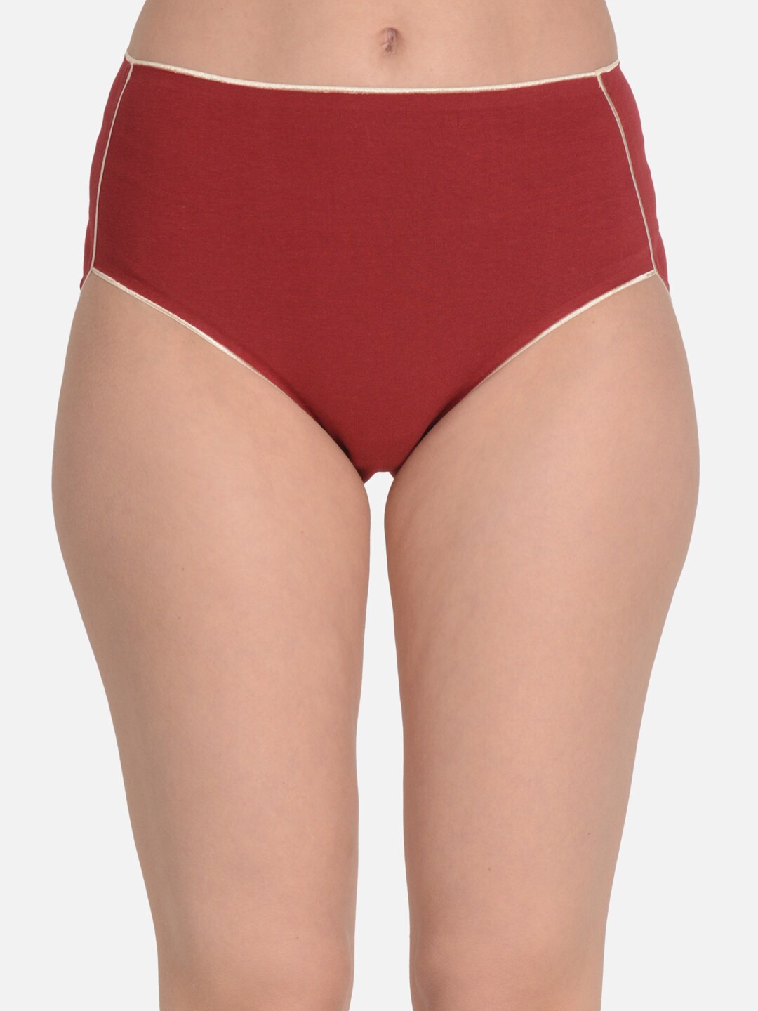 

mod & shy Women Seamless Anti-Microbial Hipster Briefs MU216-M, Maroon