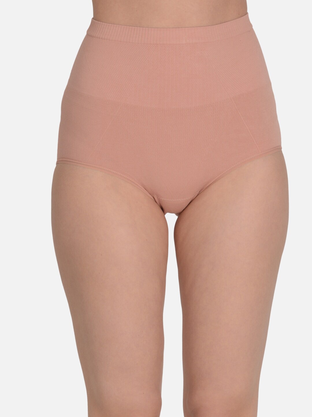 

mod & shy Women High Waist Shapewear Brief, Brown