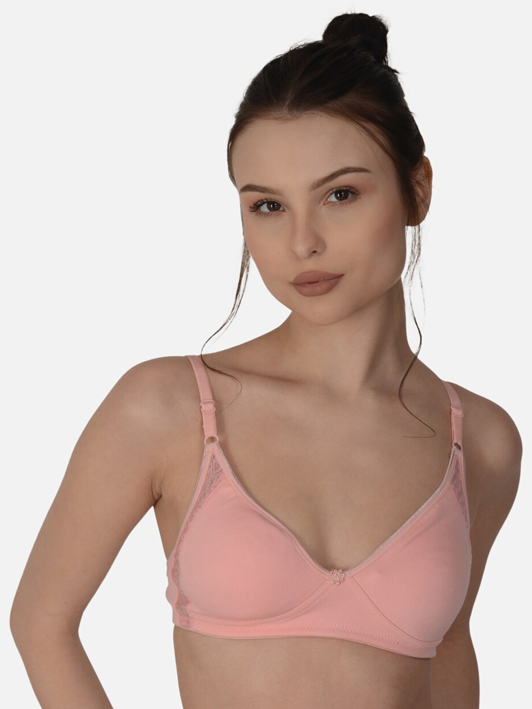 

mod & shy Non Padded Seamless Non-Wired All Day Comfort T-shirt Bra, Pink