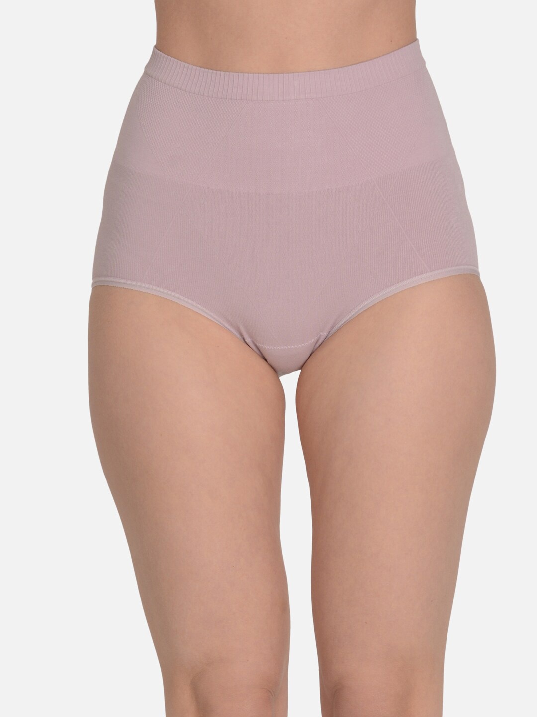 

mod & shy Women High Waist Shapewear Brief, Mauve