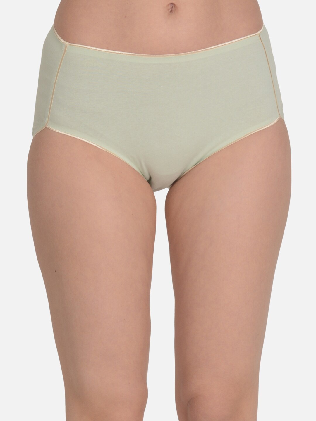 

mod & shy Women Mid-Rise Anti Microbial Hipster Briefs MU210-M, Green