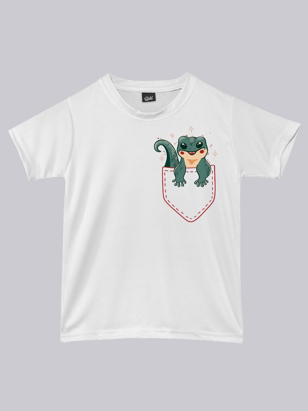 

RISH Boys Graphic Printed Round Neck Oversized Fit T-shirt, White