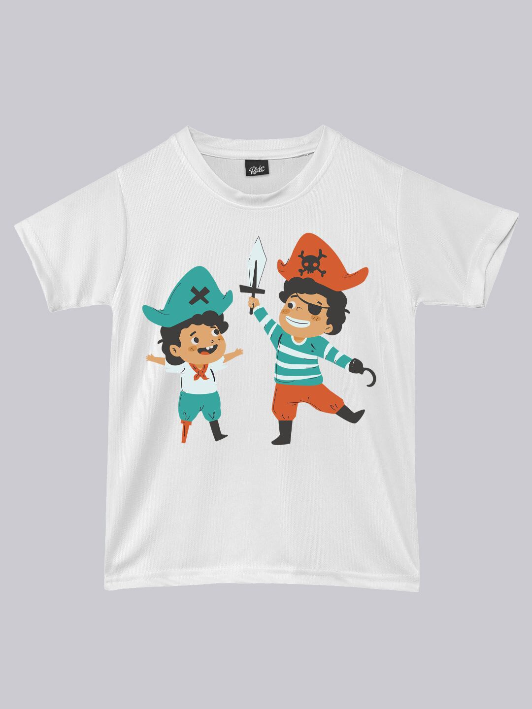 

RISH Boys Graphic Printed Dry-Fit T-shirt, White