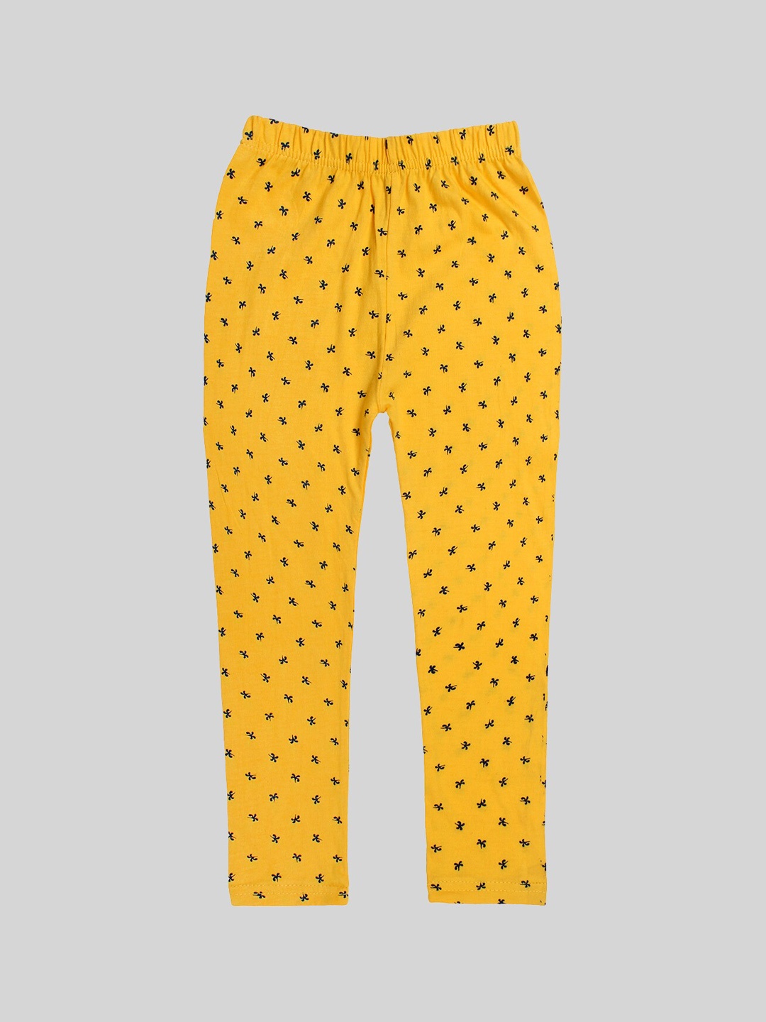 

DIAZ Girls Printed Ankle Length Leggings, Yellow