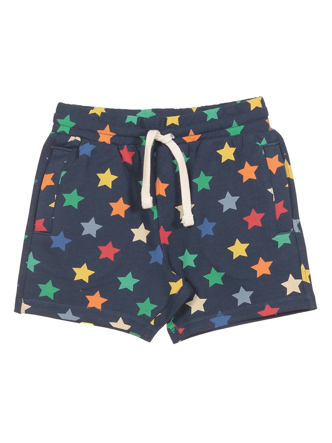 

Lil Lollipop Kids Floral Printed Shorts, Navy blue