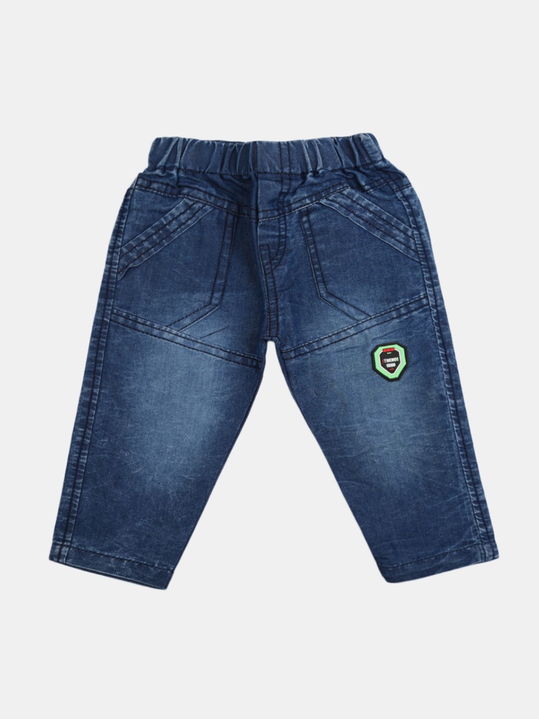 

V-Mart Infants Kids Regular Fit Light Fade Jeans, Blue